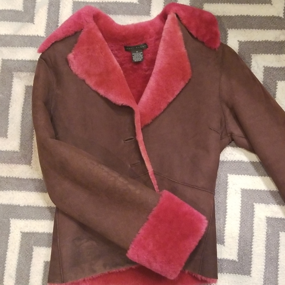 Size M shearling coat.